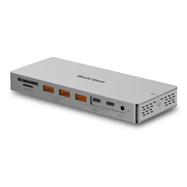 베이직기어 C타입 노트북 도킹스테이션 USB허브 14in1 PD100W
