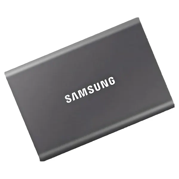 삼성전자 외장SSD 외장하드 포터블 T7, 그레이 + 파우치 + 실리콘케이스 (색상랜덤), 1TB