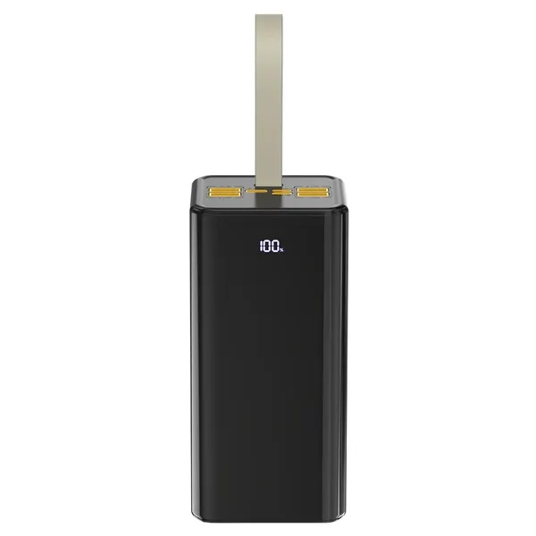 WOWWAY 대용량 보조배터리 50000mAh 고속충전 PD+QC3.0 일체형 휴대용 전원 여행용 캠핑용 파워뱅크, 블랙