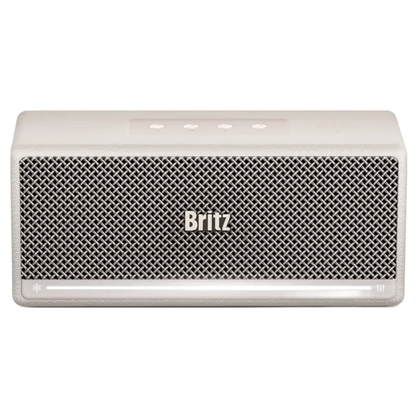 브리츠 플러스 블루투스 스피커, BZ-GBUTTON, 베이지