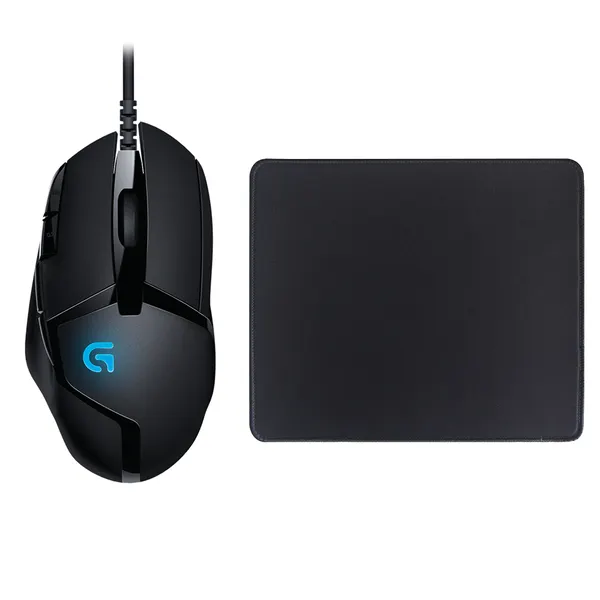 로지텍코리아 정품 G402 게이밍 마우스 + 게이밍 패드 세트, 블랙, G402+MP2