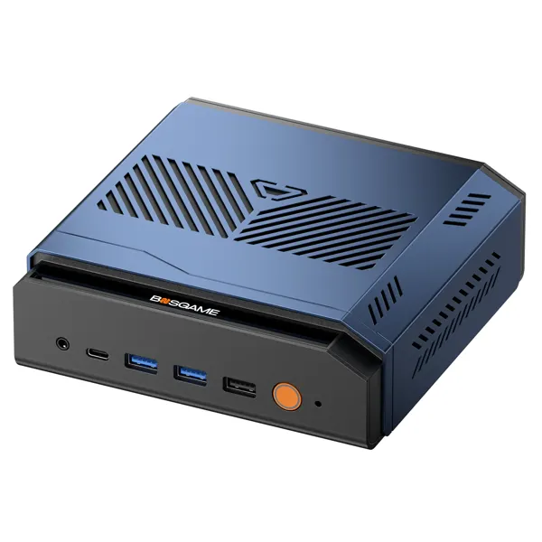 BOSGAME 미니PC AMD Ryzen AI 9 HX 470 DDR5 PCIe 4.0 SSD OCulink 미니 PC, WiFi7, BT5.4,듀얼2.5G LAN, VTA 439, WIN11 Pro, 1TB, 32GB, 푸른 색