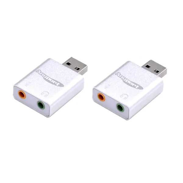 애니포트 7.1채널 USB 사운드 카드 외장형, AP-JH71U, 2개