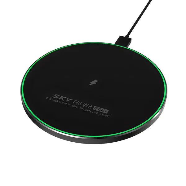 SKY 필 W2P 아이언+ 15W 고속 무선충전기 패드 SKY-W2P